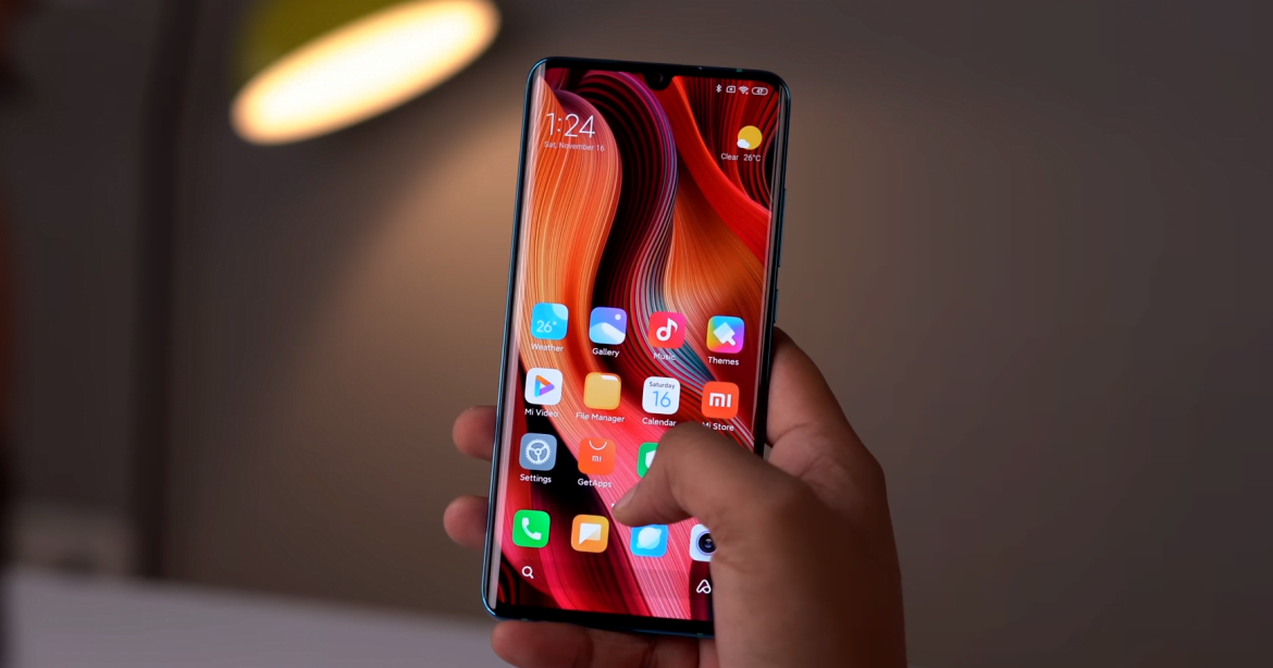 Xiaomi Mi Note 10 voorkant